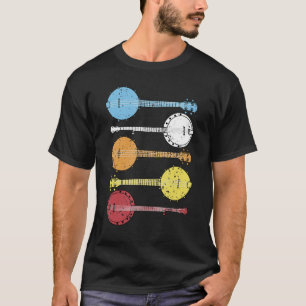 Camiseta Banjo Vintage Oración Country Music Blue Grass Ban