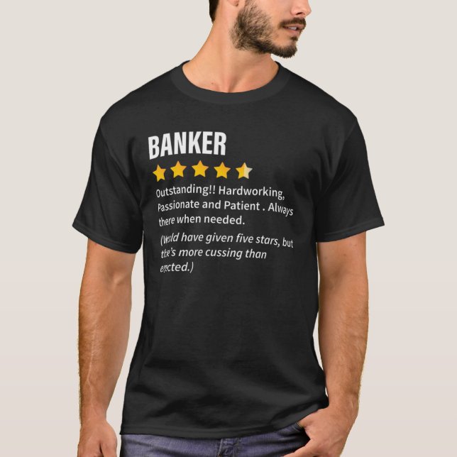 Camiseta Banker Definition Tee Funny Banker Cool Idea (Anverso)