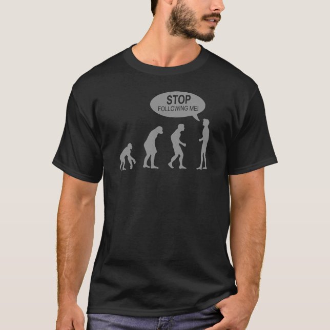 Camiseta Banksy Funny Human Evolution Indie (Anverso)
