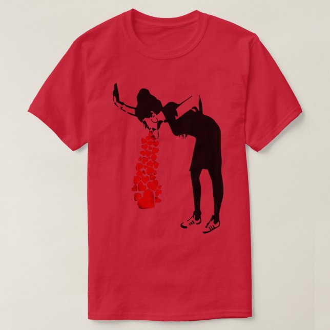 Camiseta BANKSY Lovesick (Diseño del anverso)