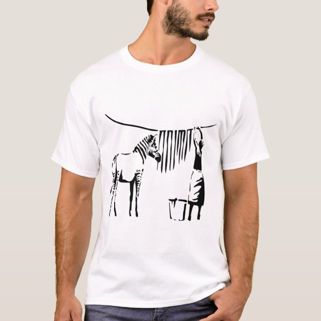 Camiseta Banksy Zebra (Anverso)