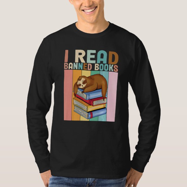 Camiseta Banned Books Bookworm I Read Banned Books   (Anverso)