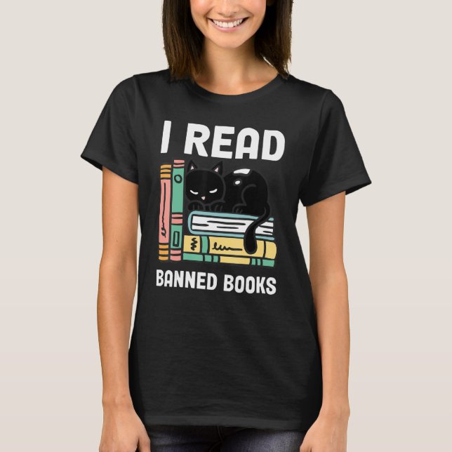 Camiseta Banned Books Bookworm Reader I Read Banned Books (Anverso)