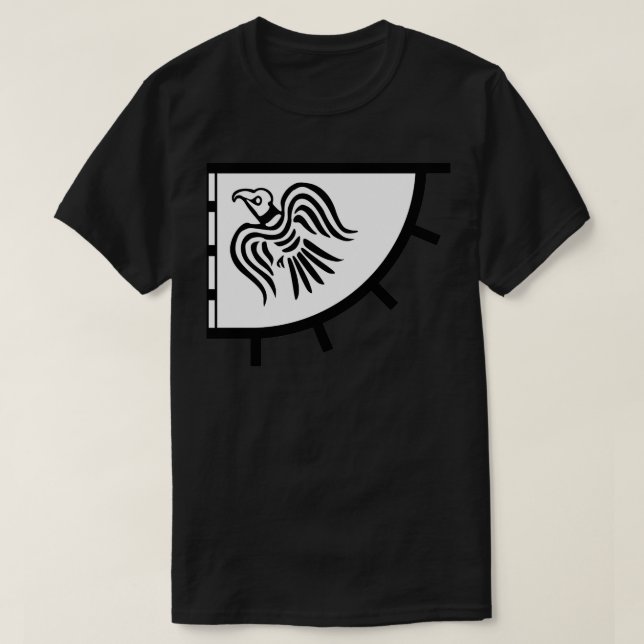 Camiseta Banner de guerra Viking Raven (Diseño del anverso)