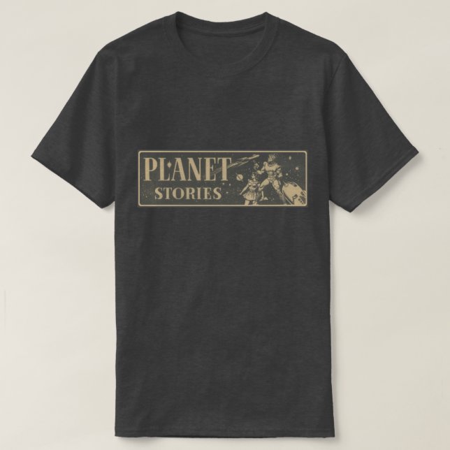 Camiseta Banner de historias del planeta (Diseño del anverso)