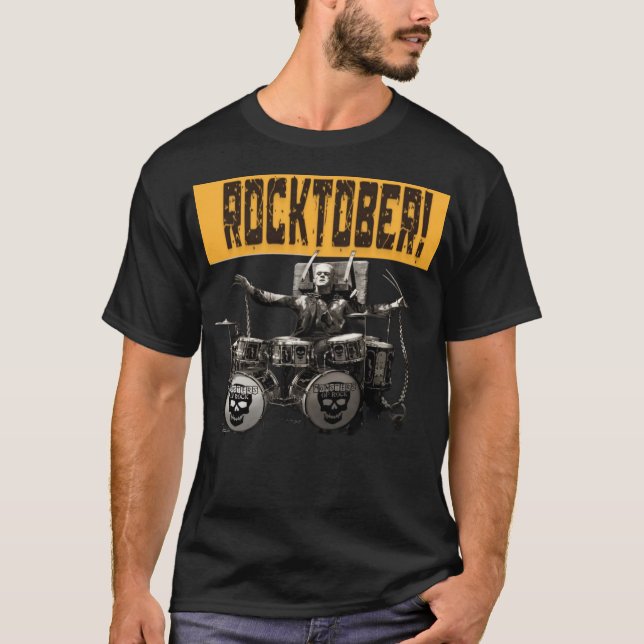Camiseta Banner de Rockoctubre (Anverso)