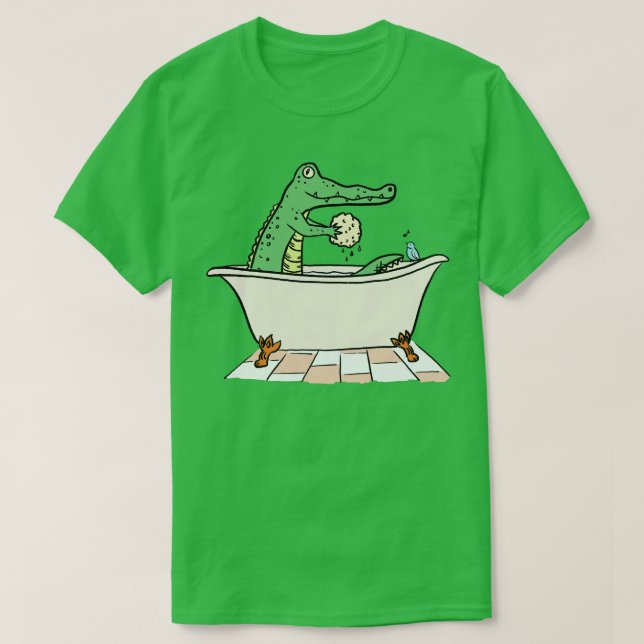 Camiseta Baño de cocodrilos (Diseño del anverso)