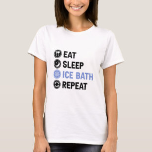 Camiseta Baño de hielo de sueño Wim Hof Iceman Ducha Frí