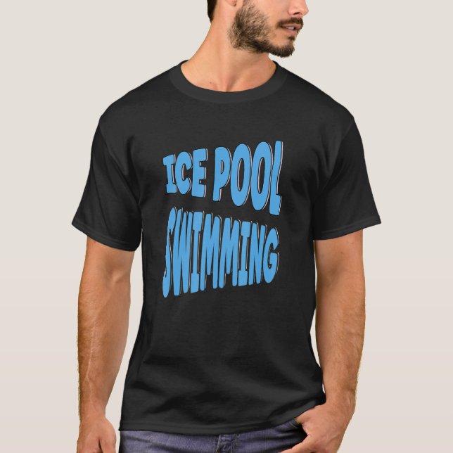 Camiseta Baño de hielo en la piscina de hielo (Anverso)