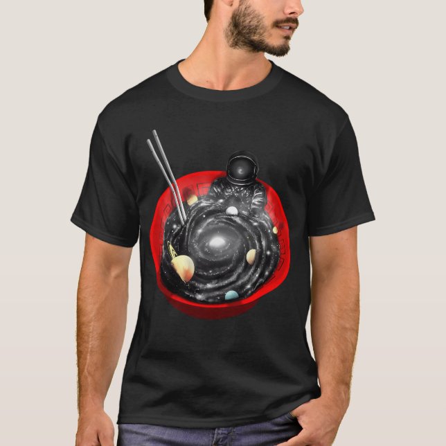 Camiseta Baño de ramen espacial (Anverso)