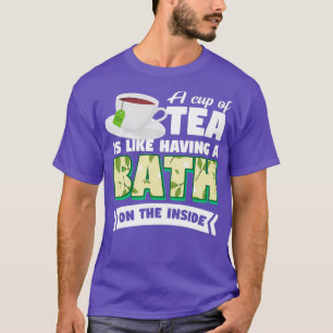 Camiseta Baño de té con hierbas para beber en el interior