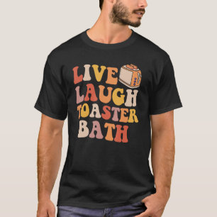 Camiseta Baño de tostadora de remo en vivo Groovy baño retr