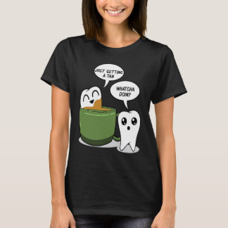 Camiseta Baño de Zahn en café Ayuda dental para dentista