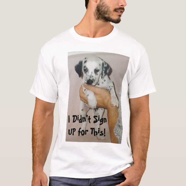 Camiseta ¡baño del perrito del kiko, no firmé PARA ARRIBA (Anverso)