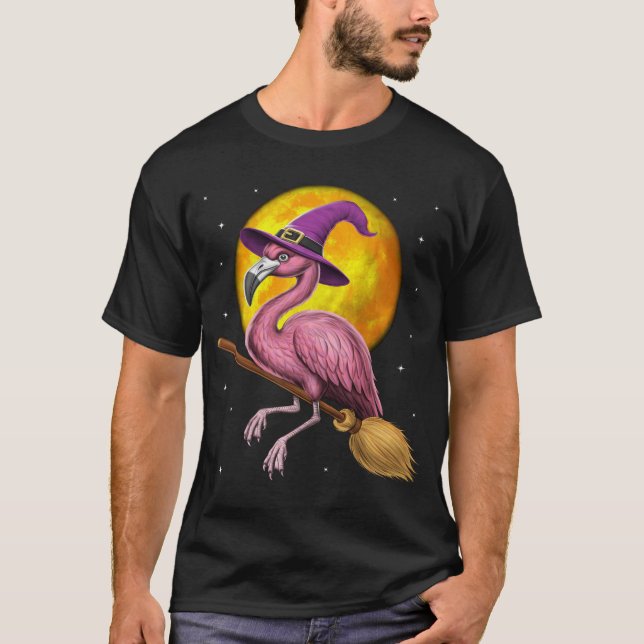 Camiseta Baño Flamingo de Brujas (Anverso)