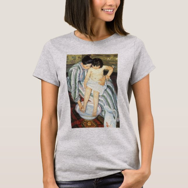 Camiseta Baño infantil de Mary Cassatt Vintage Impressionis (Anverso)