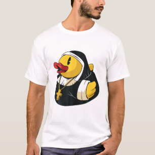 Camiseta Baño, Nun Monastery Humor Rubber Cristiano, Du