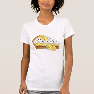 Camiseta Banoffee Banana Toffee Pie Slice Reino Unido Food