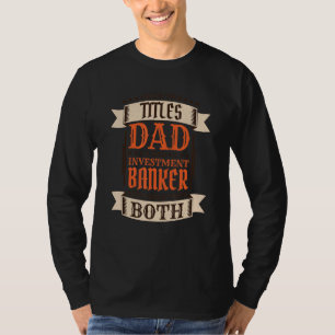 Camiseta Banquero de Inversión Padre y Trabajo Banco de Inv