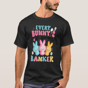Camiseta Banquero favorito de todos los conejos en el día d