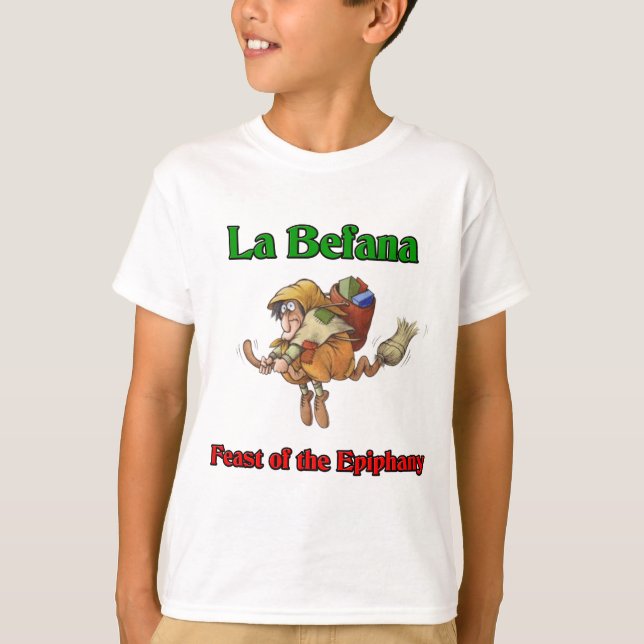 Camiseta Banquete de Befana del La (bruja del navidad) del (Anverso)