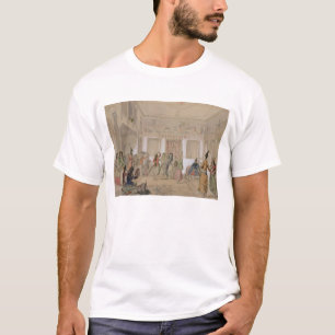 Camiseta Banquete del Harem, Teherán (lápiz y w/c en el