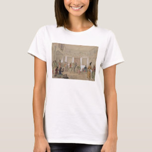 Camiseta Banquete del Harem, Teherán (lápiz y w/c en el