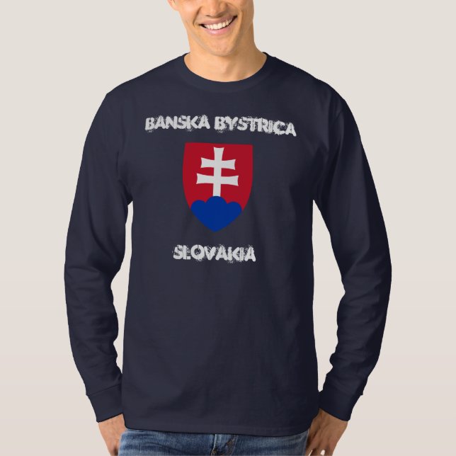 Camiseta Banska Bystrica, Eslovaquia con escudo de armas (Anverso)