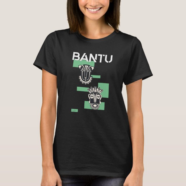 Camiseta Bantu Mask (Anverso)