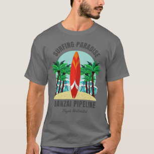 Camiseta Banzai Pipeline Surfing Surfer TShirt