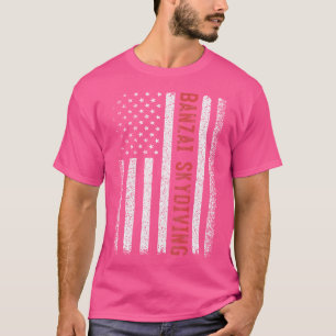 Camiseta Banzai Skydiving Bandera Americana 4 De Julio