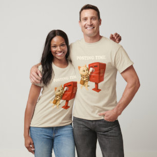 Camiseta Bao Bao: Hora de enviar con el buzón retro de Taiw