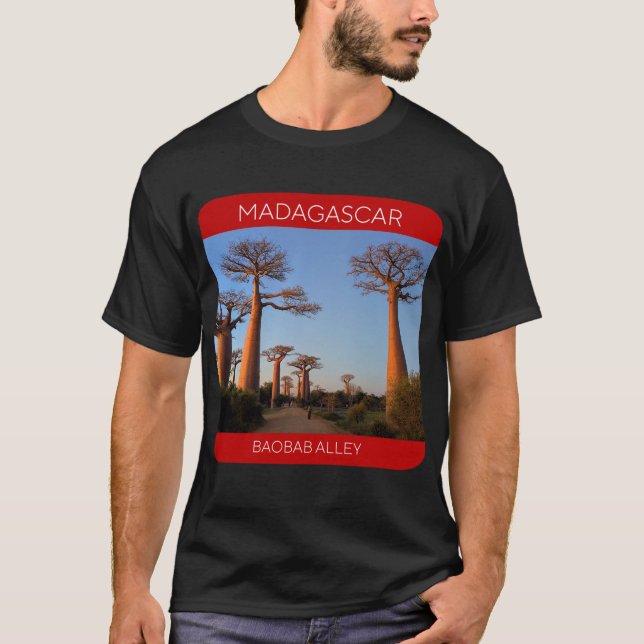 Camiseta Baobab Alley, Madagascar Travel T-Shirt (Anverso)