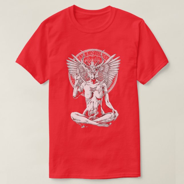 Camiseta Baphomet (Diseño del anverso)