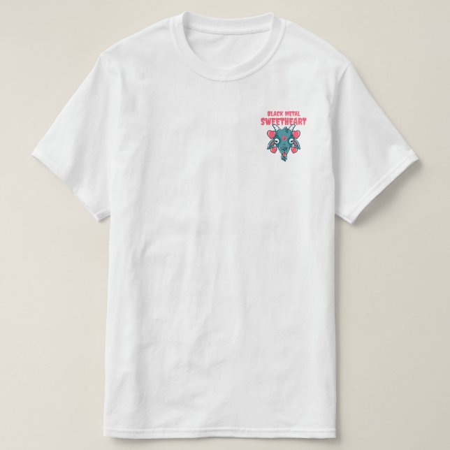 Camiseta Baphomet Cabeza de Cabra Adorable (Diseño del anverso)