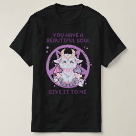 Camiseta Baphomet Dame Tu Alma Cute Kawaii