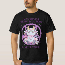 Camiseta Baphomet Dame Tu Alma Cute Kawaii