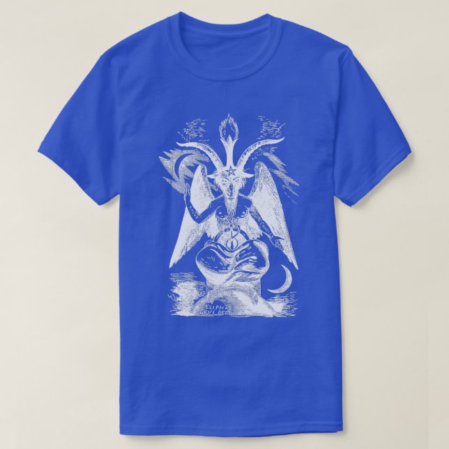 Camiseta Baphomet Devil Sabbatic Goat Satan 1 (Diseño del anverso)