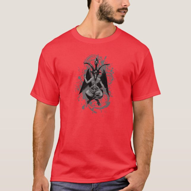 Camiseta Baphomet: dios de cuernos de brujas y de la (Anverso)