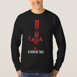 Camiseta Baphomet es mi espíritu Animal Satan Black Cult Lu