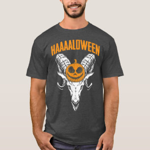 Camiseta Baphomet Lazy Halloween disstume miedo gótico 419