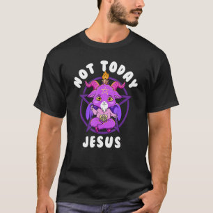 Camiseta Baphomet No Hoy Jesús Esotérico Cute Satánico Goa
