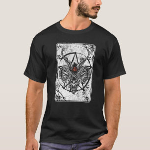 Camiseta Baphomet Okkult Satan Antichrist Luzifer 666 Cabra