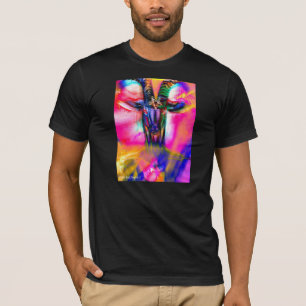 Camiseta Baphomet psicodélico