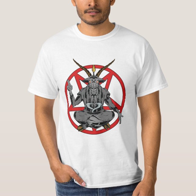 Camiseta Baphomet roi de l'enfer  (Anverso)