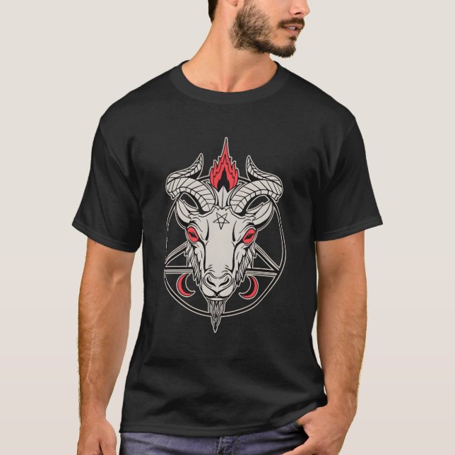 Camiseta Baphomet Satanic (Anverso)