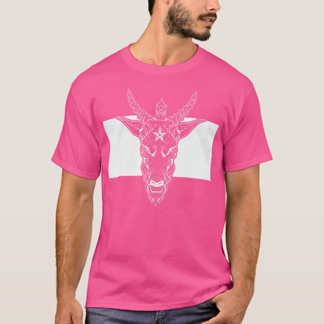 Camiseta Baphomet Satanic Goat (Anverso)