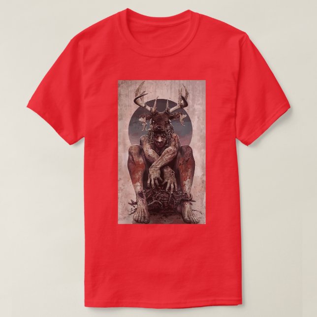 Camiseta Baphomet Satanist Goat Satanic Dark Art Evil 666 (Diseño del anverso)