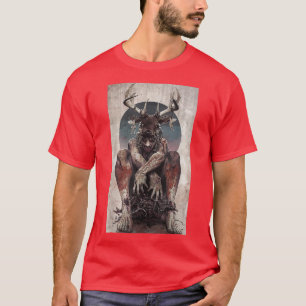 Camiseta Baphomet Satanist Goat Satanic Dark Art Evil 666