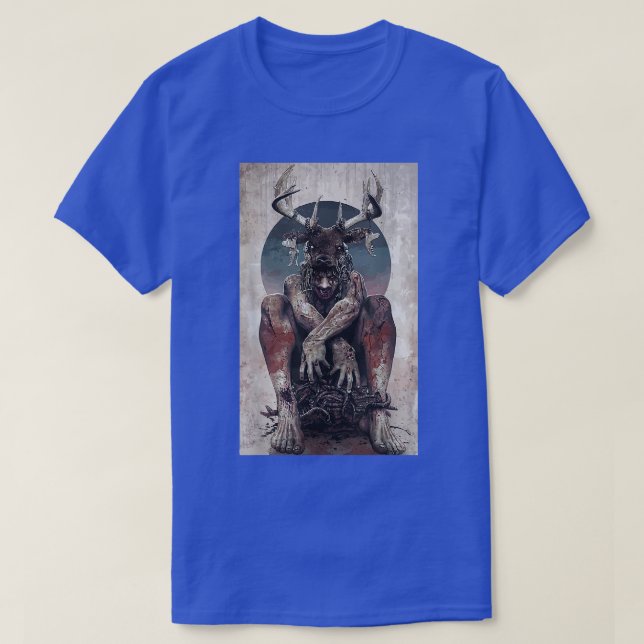 Camiseta Baphomet Satanist Goat Satanic Dark Art Evil 666  (Diseño del anverso)